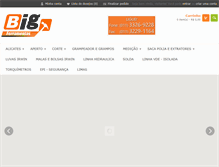 Tablet Screenshot of ferramentasbig.com.br